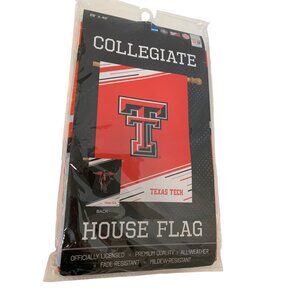 New Texas Tech 28x40 in Collegiate House Flag All Weather SPARO Briarwood Double